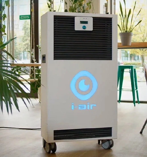 Purificateur d'air professionnel i-team i-air XL avec filtration HEPA H14
