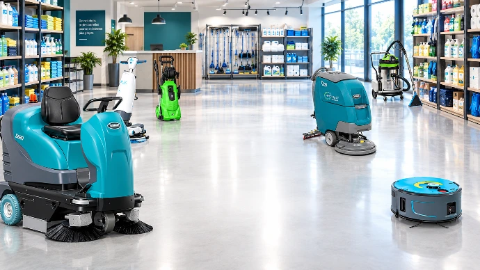 Distributeur matériels produits consommables et machines de propreté