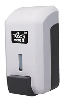[A13551] Distributeur savon lotion mousse vrac avec réservoir 800ml blanc