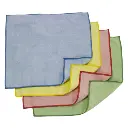 Lavette microfibre PREMIUM 40*40 320g/m2 Bleue Lot de 5