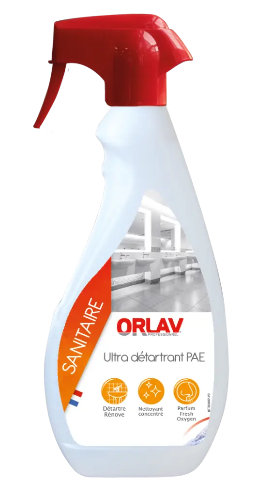 Ultra détartrant sanitaire PAE parfum fleuri 750ml ORLAV 0343