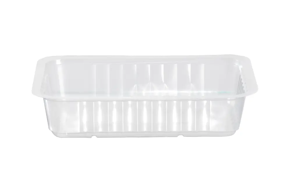 Barquette translucide micro-ondable 730cc 140 pièces