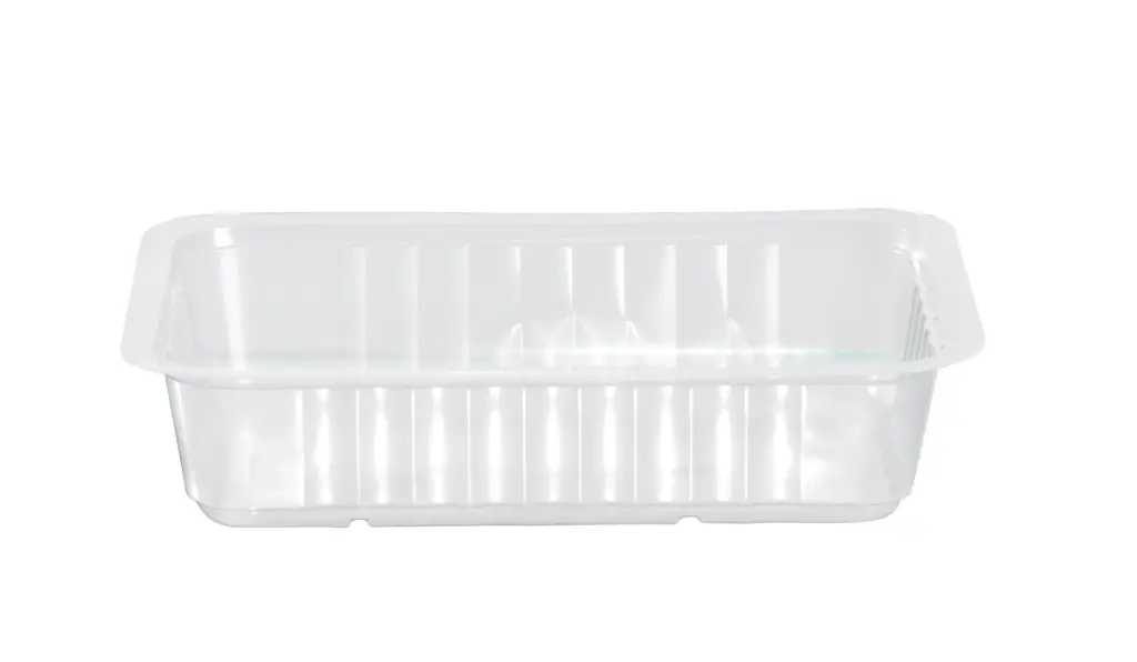 Barquette translucide micro-ondable 730cc 140 pièces