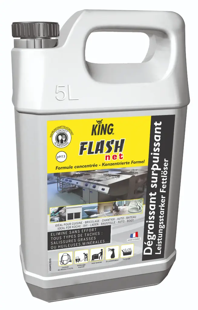 [A20565] Flash'Net Dégraissant surpuissant fût de 200l King