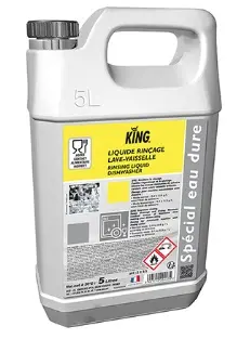 [A20447] Liquide de rinçage machine - 5 litres KING