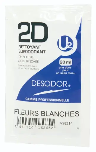 [A16265] 2D détergent surodorant dosettes 20 ml Fleurs blanches U2