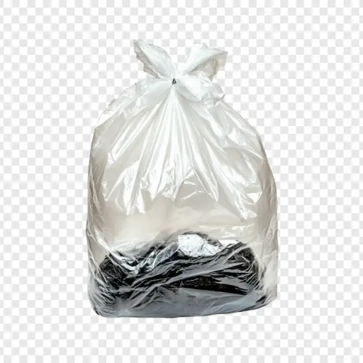 [T0110-HD] Sacs poubelles HD Transparent 110L 18µ 700*1050 - rouleau de 25 sacs