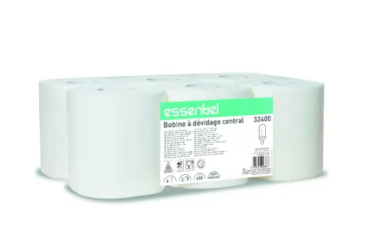 [C32400] Papier dévidoir central 450 Essentiel Max D19 17.5*20 450F *6 ECOLABEL