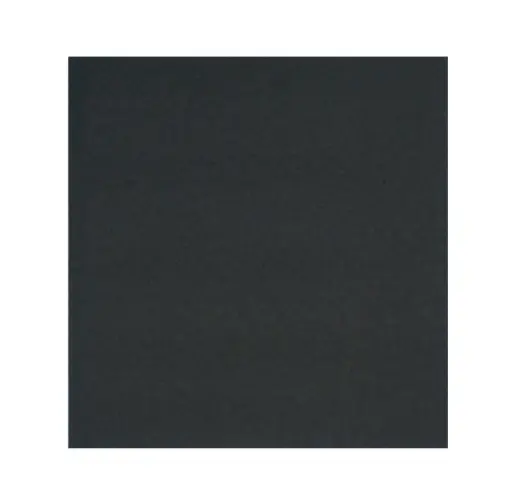 [SPU23838N] Serviette Sun ouate unies point à point 38*38 36*40pcs Noire ECO NATURE